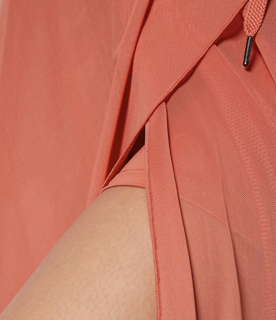 Damen Chiffonrock Mit Hohem Bund