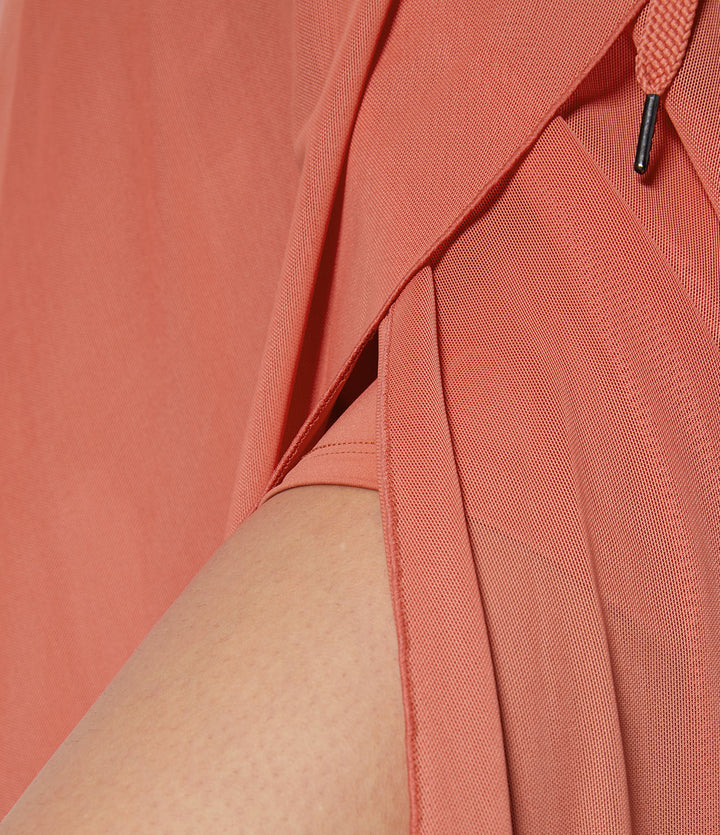 Damen Chiffonrock Mit Hohem Bund
