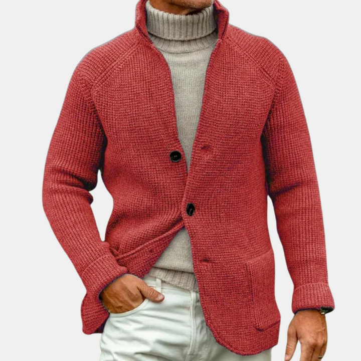 Strickjacke mit Knöpfen für Männer