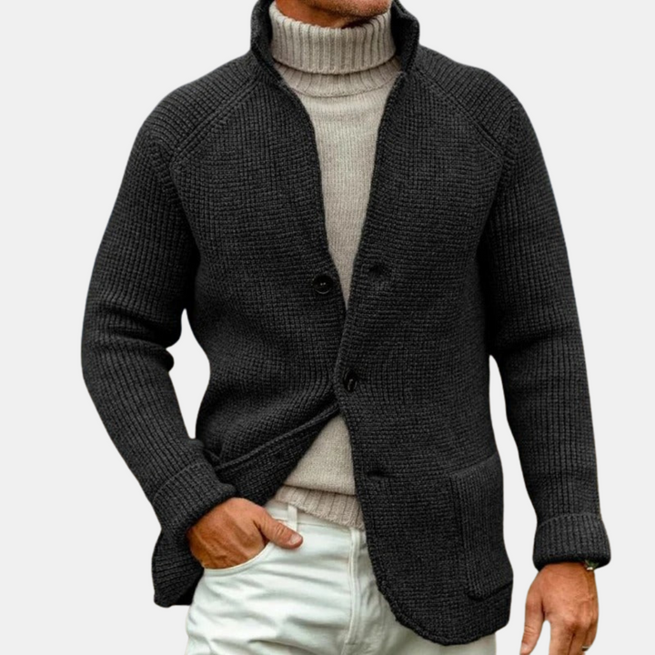 Strickjacke mit Knöpfen für Männer