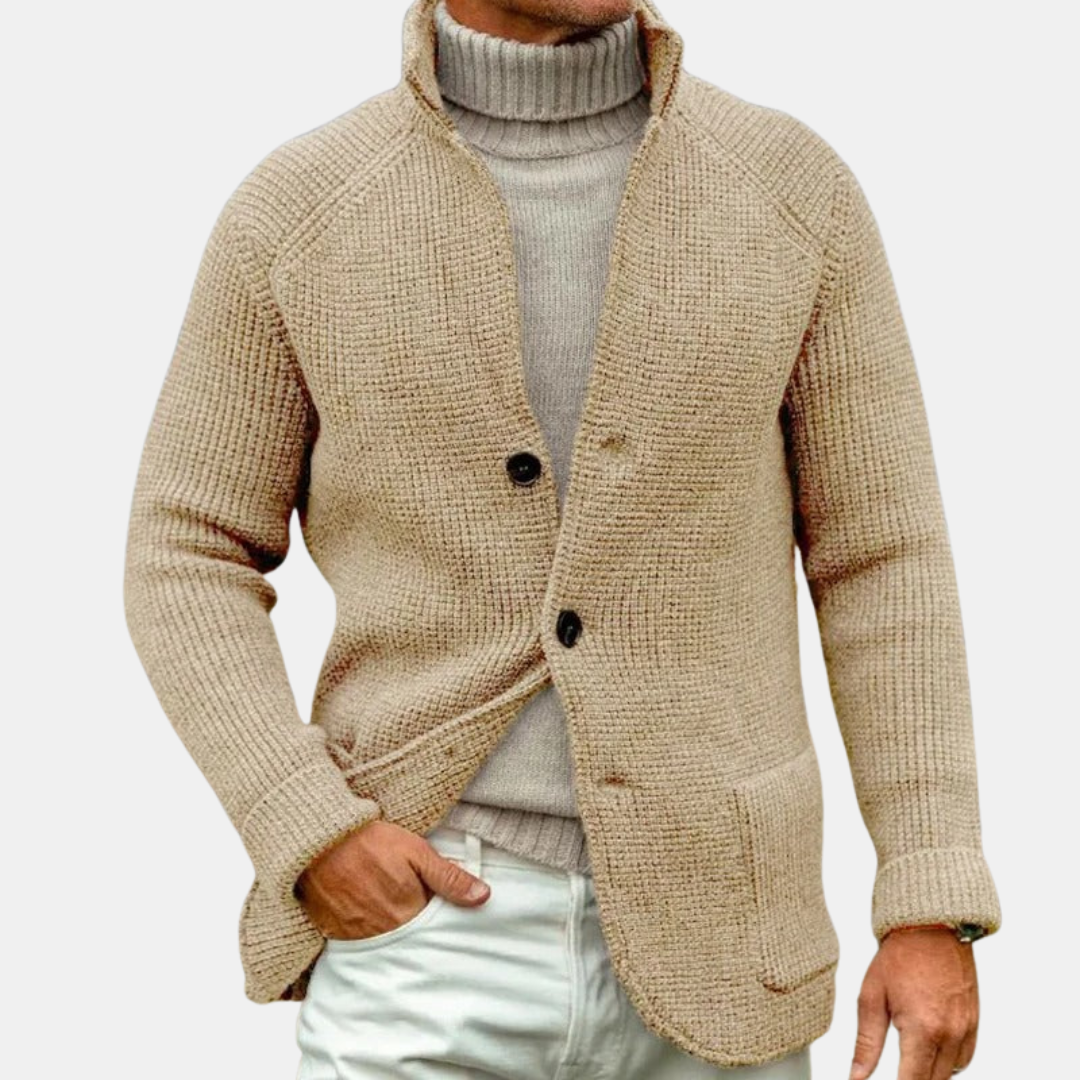 Strickjacke mit Knöpfen für Männer