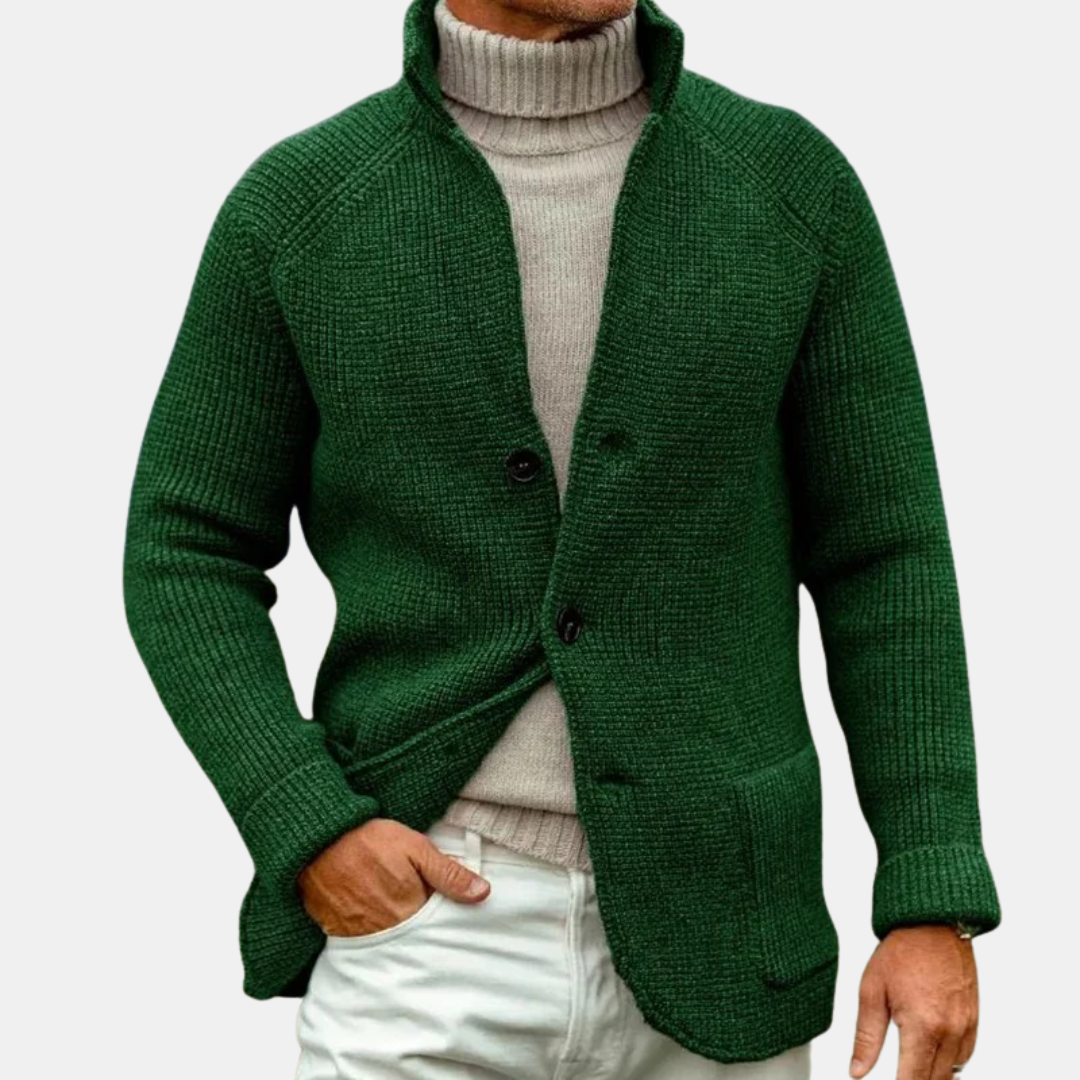 Strickjacke mit Knöpfen für Männer