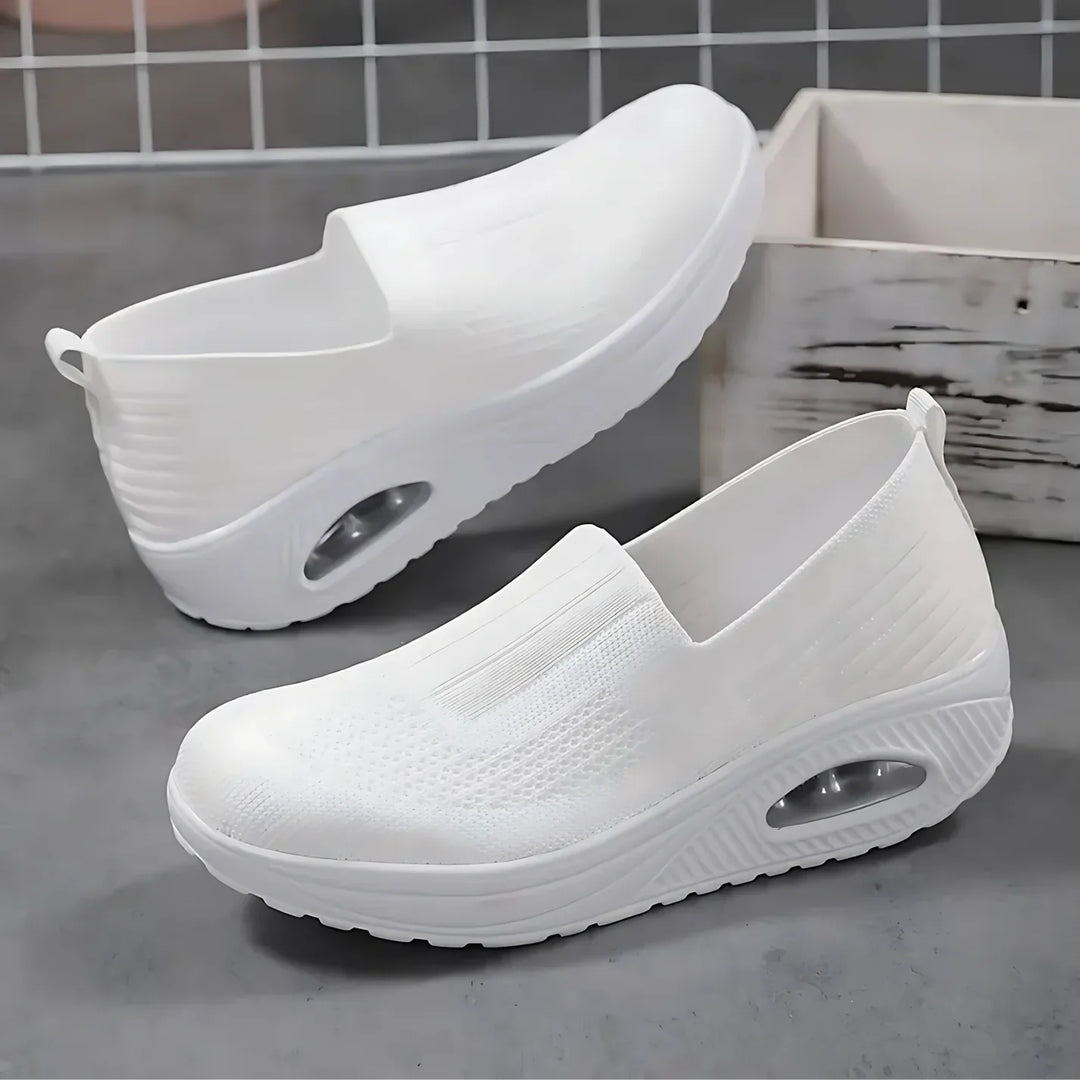 Damen Orthopädische Slip-On Sneaker – Bequeme Freizeit Komfort Turnschuhe