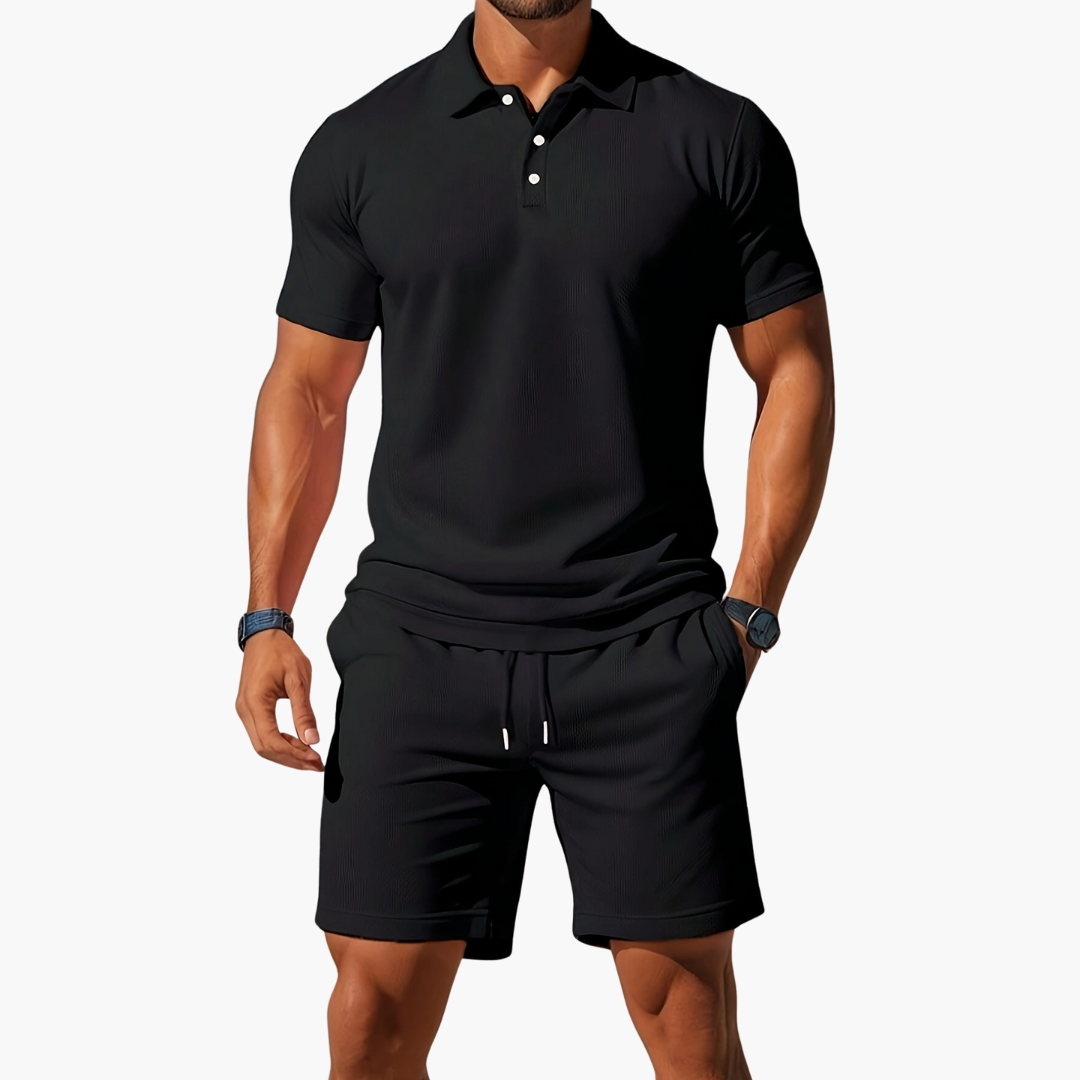 Herren Kurzarm Polo Set
