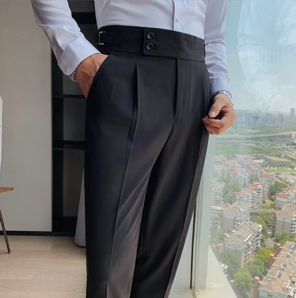 Leonard | Gerade Leinenhose Für Herren