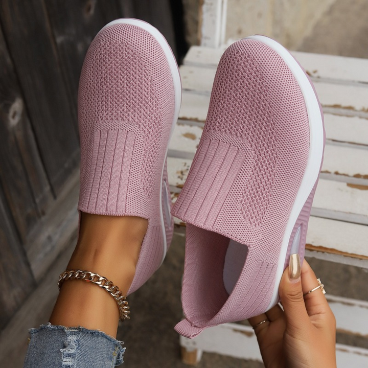 Damen Orthopädische Slip-On Sneaker – Bequeme Freizeit Komfort Turnschuhe