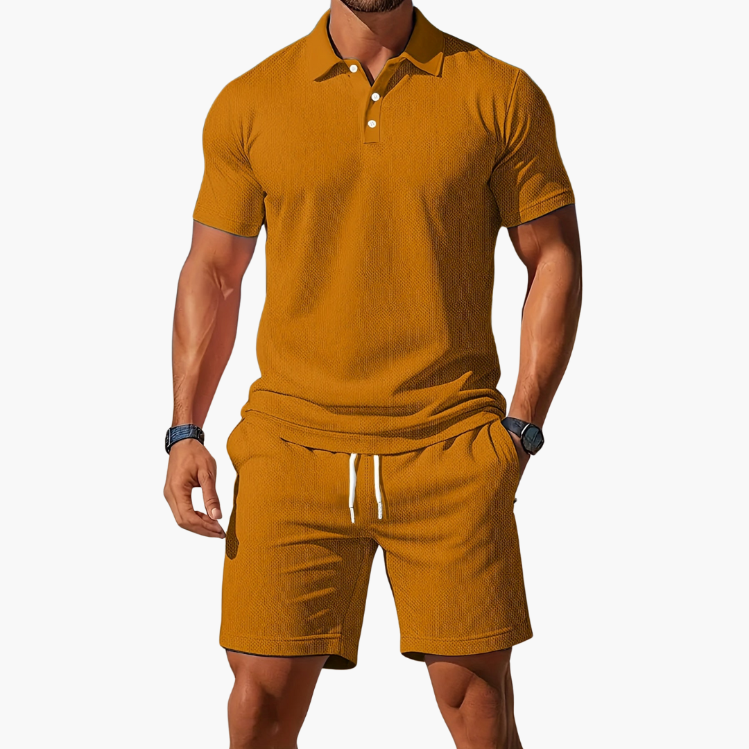Herren Kurzarm Polo Set