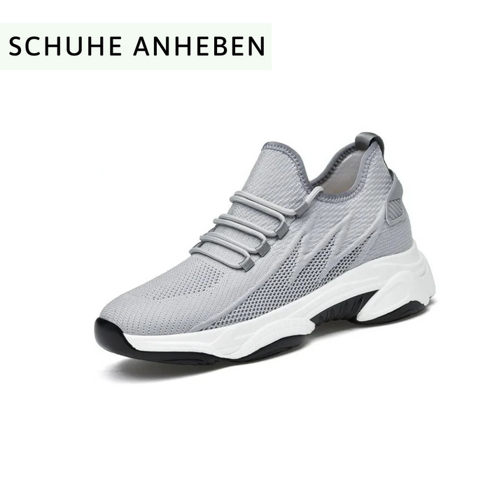 Herren Ultraleichte Schnür-Laufschuhe +6CM +8CM +10CM