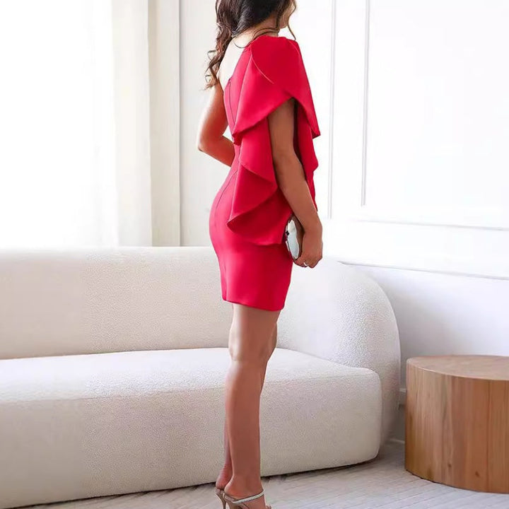 Asymmetrisches One-Shoulder Minikleid: Eleganz für Hochzeitsgäste 2