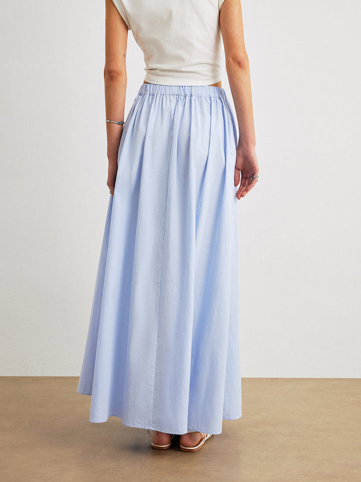 Damen A-Linien Baumwollrock