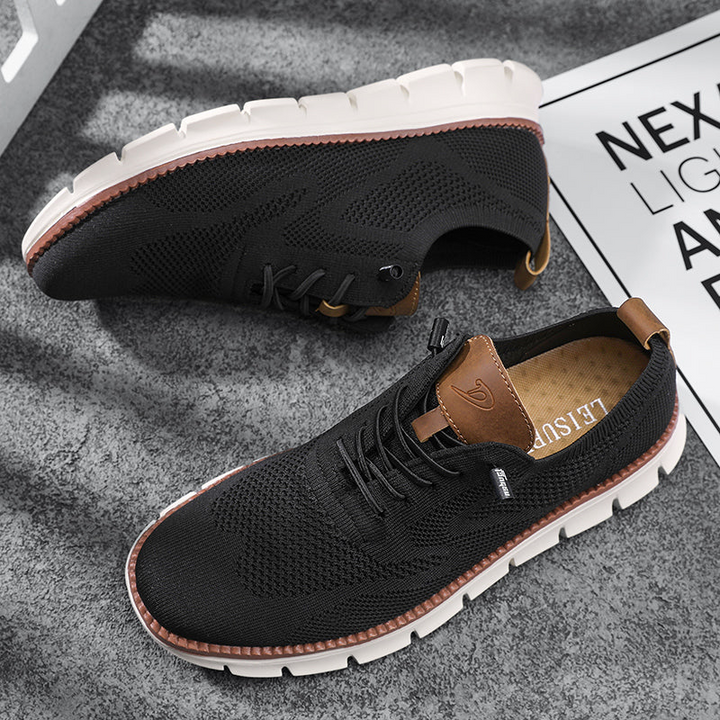 Herren Schnürer Plattform Turnschuhe