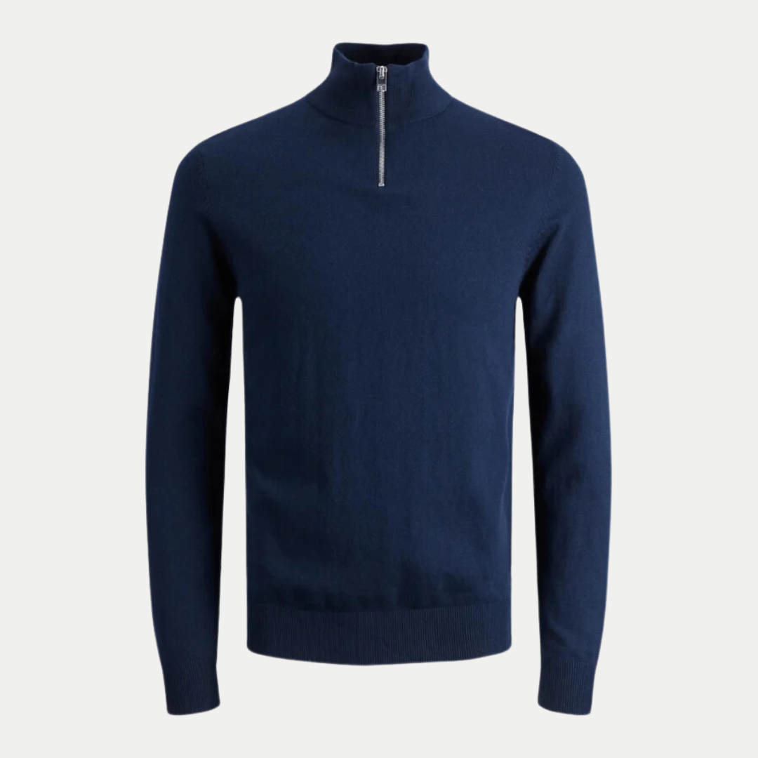 Marineblauer  Warm und Bequem Wollpullover für Männer