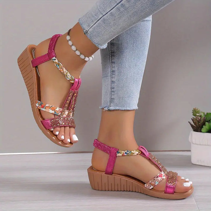 Boho geflochtene Keile 2
