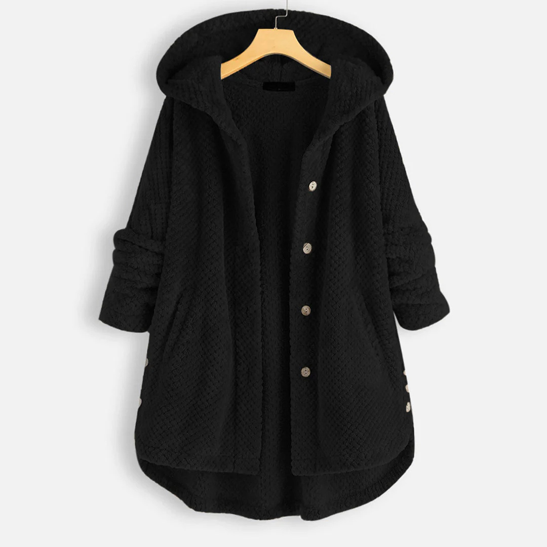 Button Down Jacke mit Kapuze für Damen – Stilvolle Jacke für Kühle Tage 1