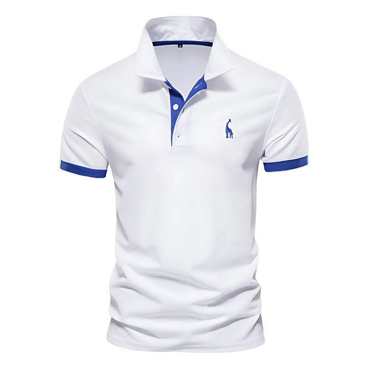 Herren Buttoned Kurzarm Polo