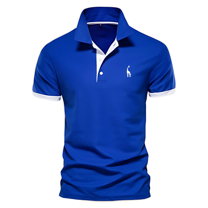 Herren Buttoned Kurzarm Polo