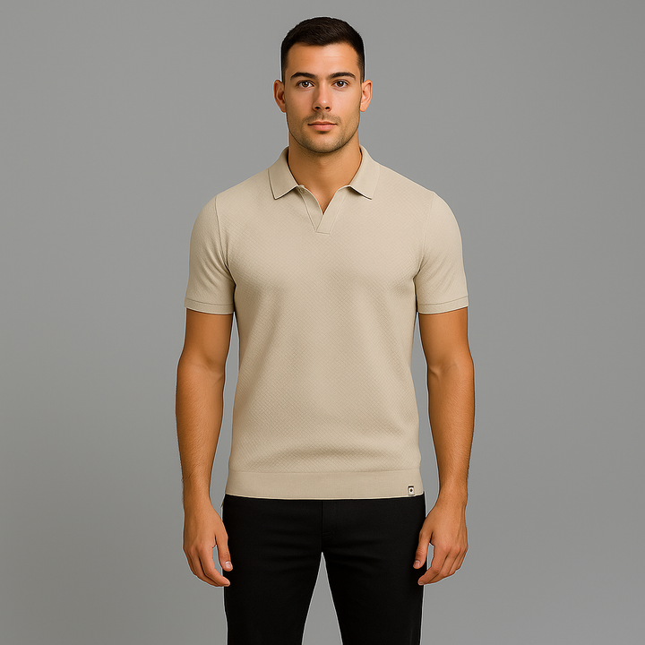 Ulrich | Strukturiertes Polo-Shirt