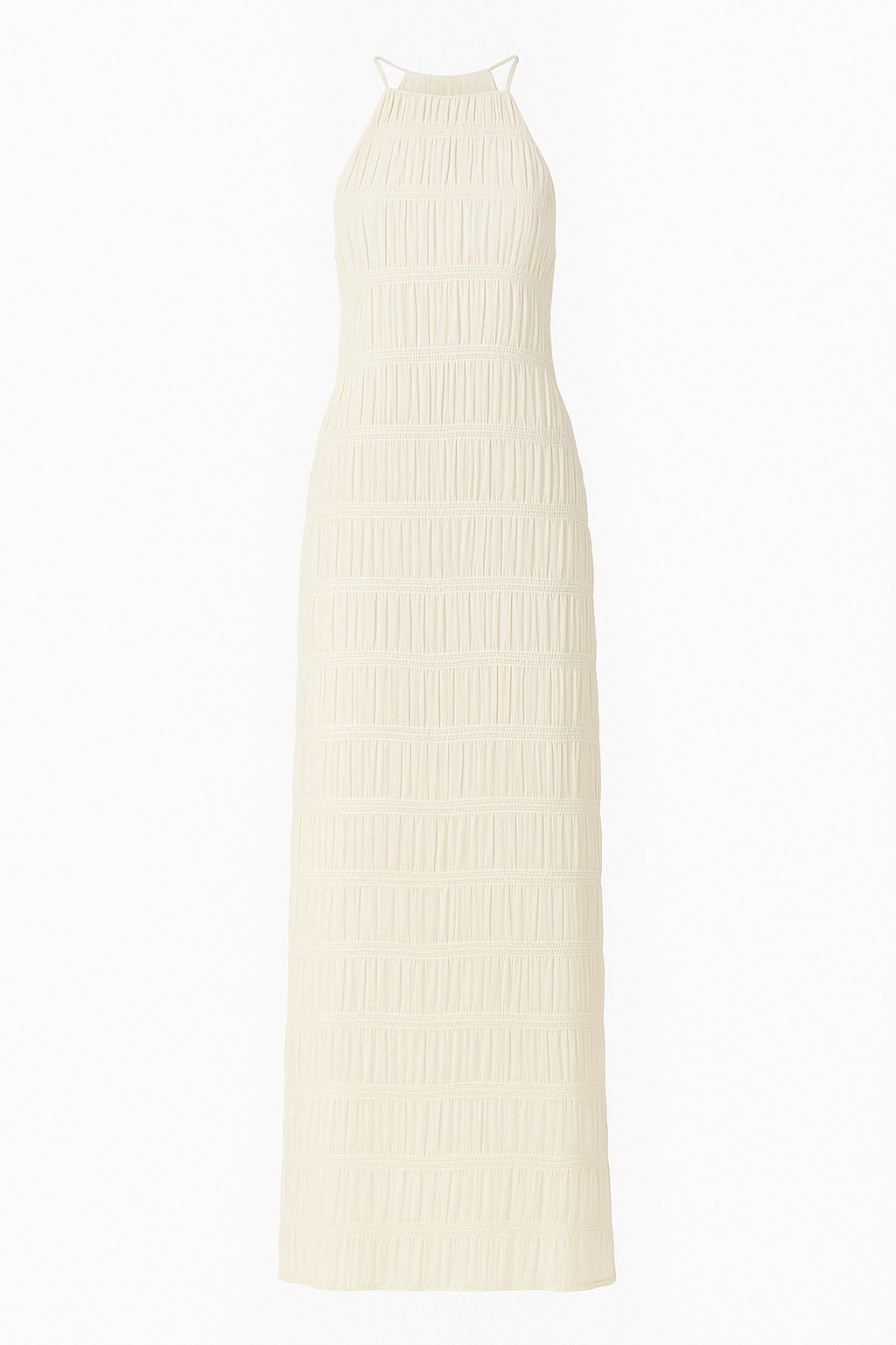 Halter Neck Raffung Kleid Für Damen