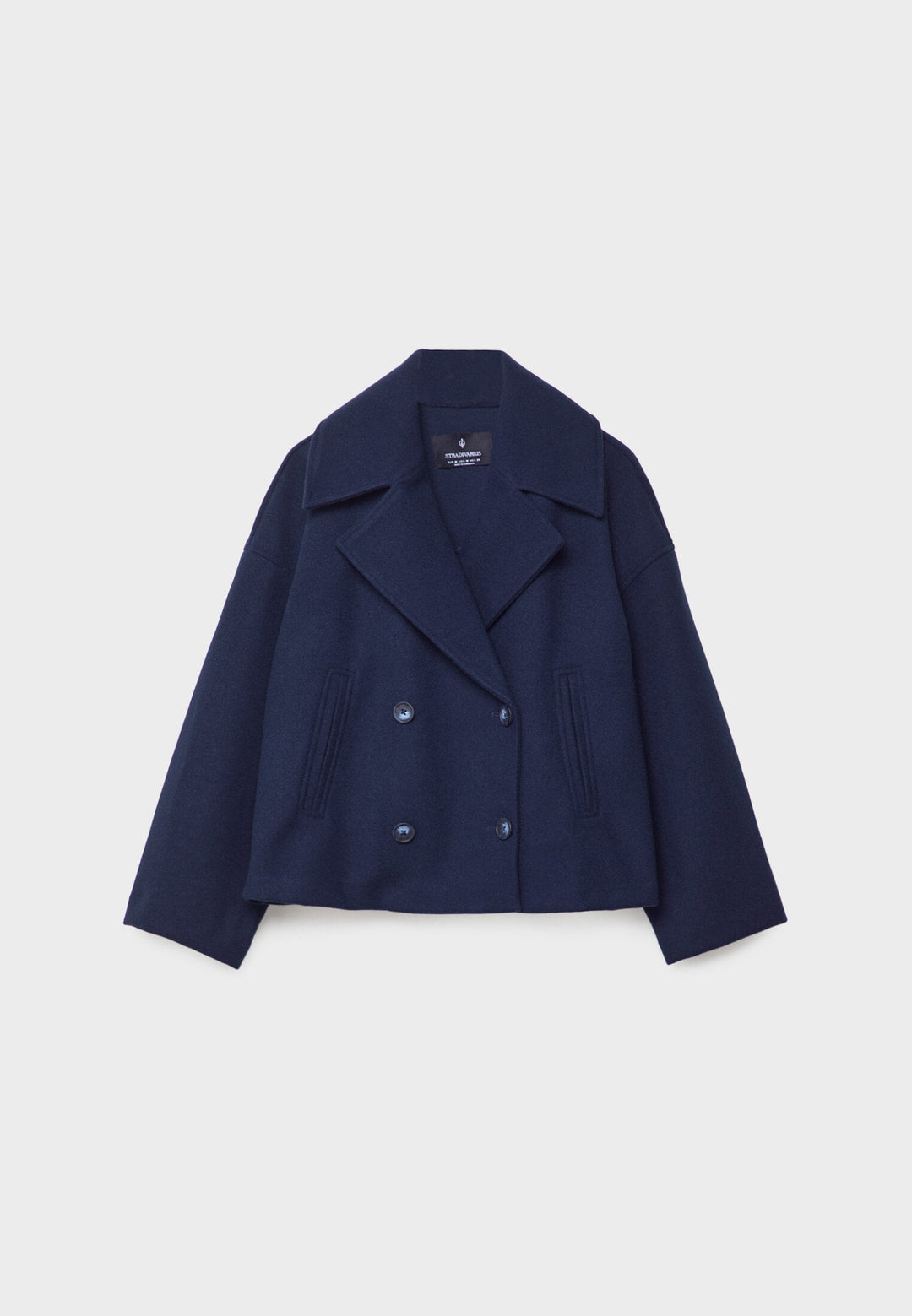 Megan | Elegante kurze Zweireiherjacke aus hochwertiger Wollmischung