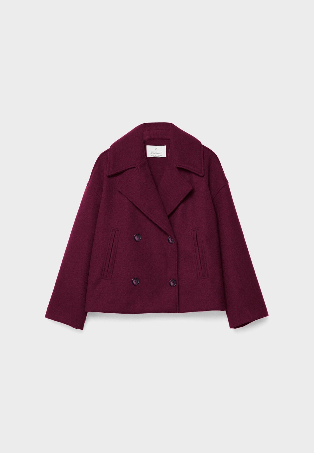 Megan | Elegante kurze Zweireiherjacke aus hochwertiger Wollmischung