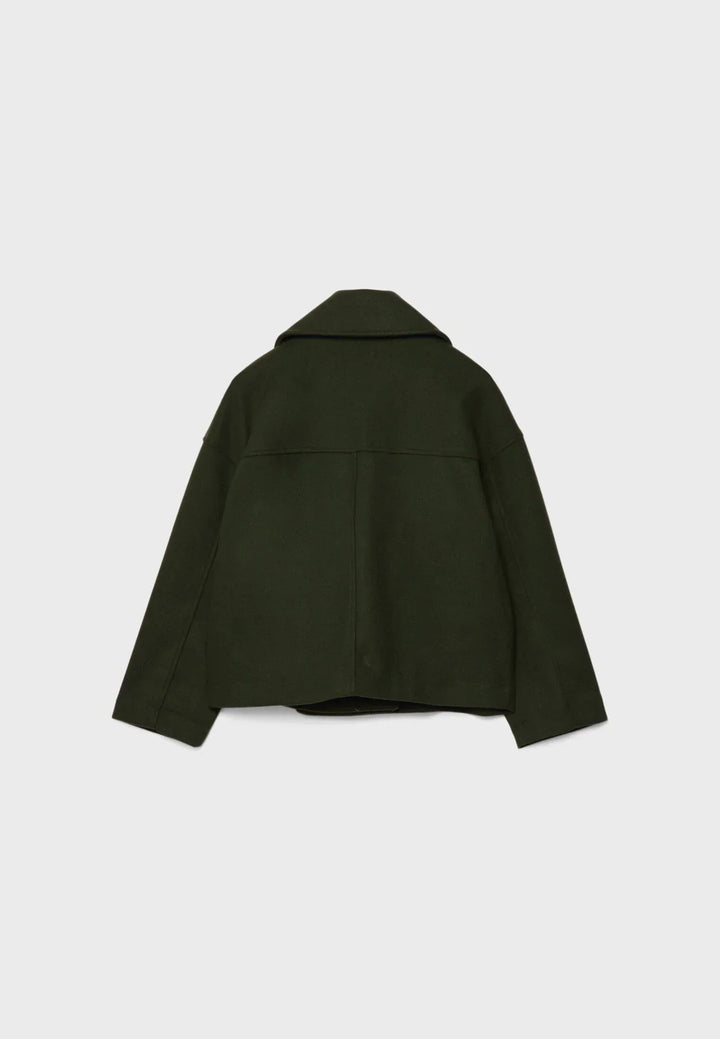 Megan | Elegante kurze Zweireiherjacke aus hochwertiger Wollmischung