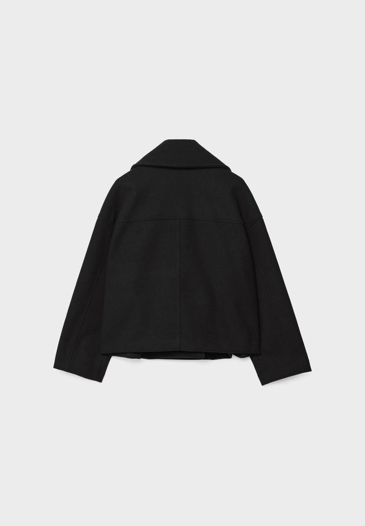 Megan | Elegante kurze Zweireiherjacke aus hochwertiger Wollmischung