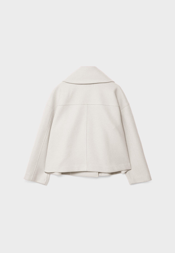 Megan | Elegante kurze Zweireiherjacke aus hochwertiger Wollmischung