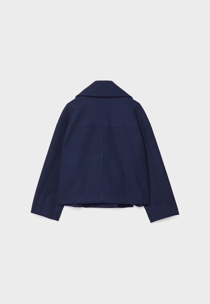 Megan | Elegante kurze Zweireiherjacke aus hochwertiger Wollmischung