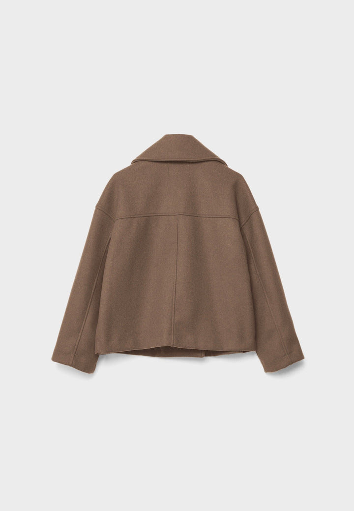 Megan | Elegante kurze Zweireiherjacke aus hochwertiger Wollmischung