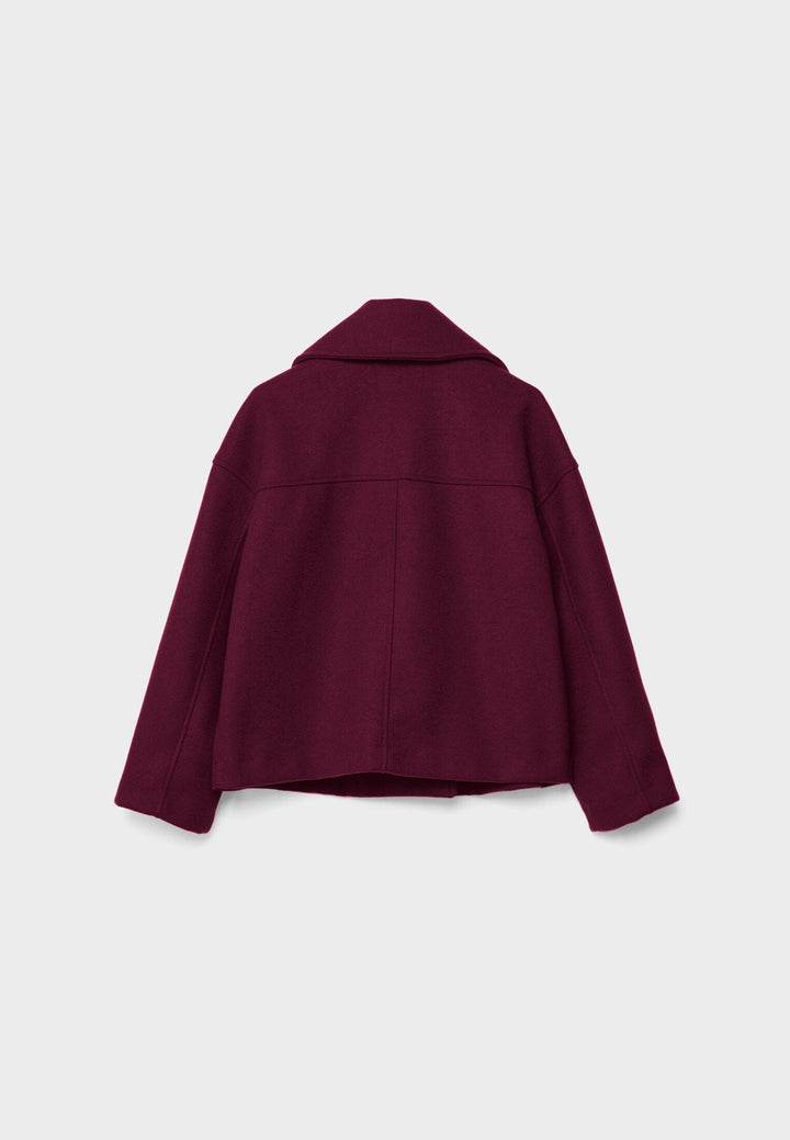 Megan | Elegante kurze Zweireiherjacke aus hochwertiger Wollmischung