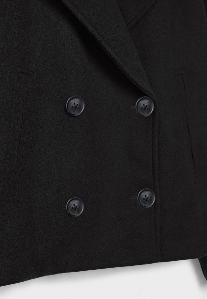 Megan | Elegante kurze Zweireiherjacke aus hochwertiger Wollmischung
