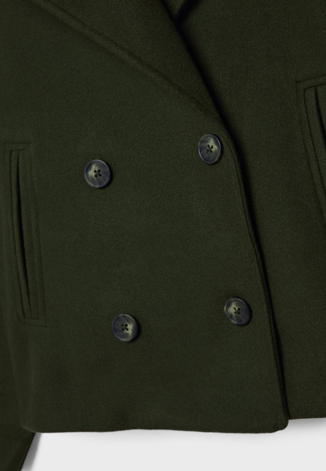 Megan | Elegante kurze Zweireiherjacke aus hochwertiger Wollmischung