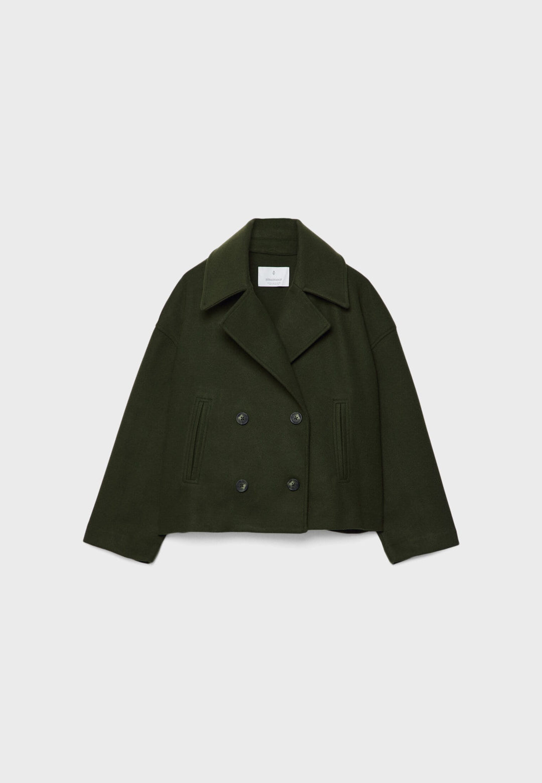 Megan | Elegante kurze Zweireiherjacke aus hochwertiger Wollmischung