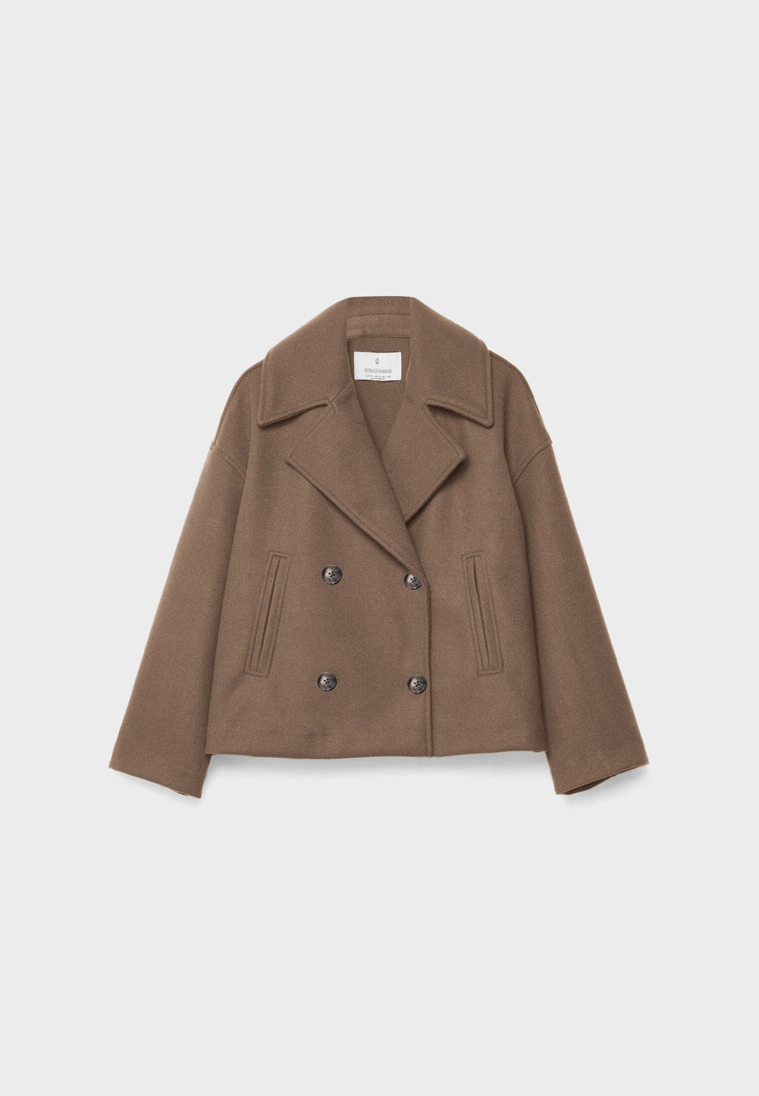 Megan | Elegante kurze Zweireiherjacke aus hochwertiger Wollmischung