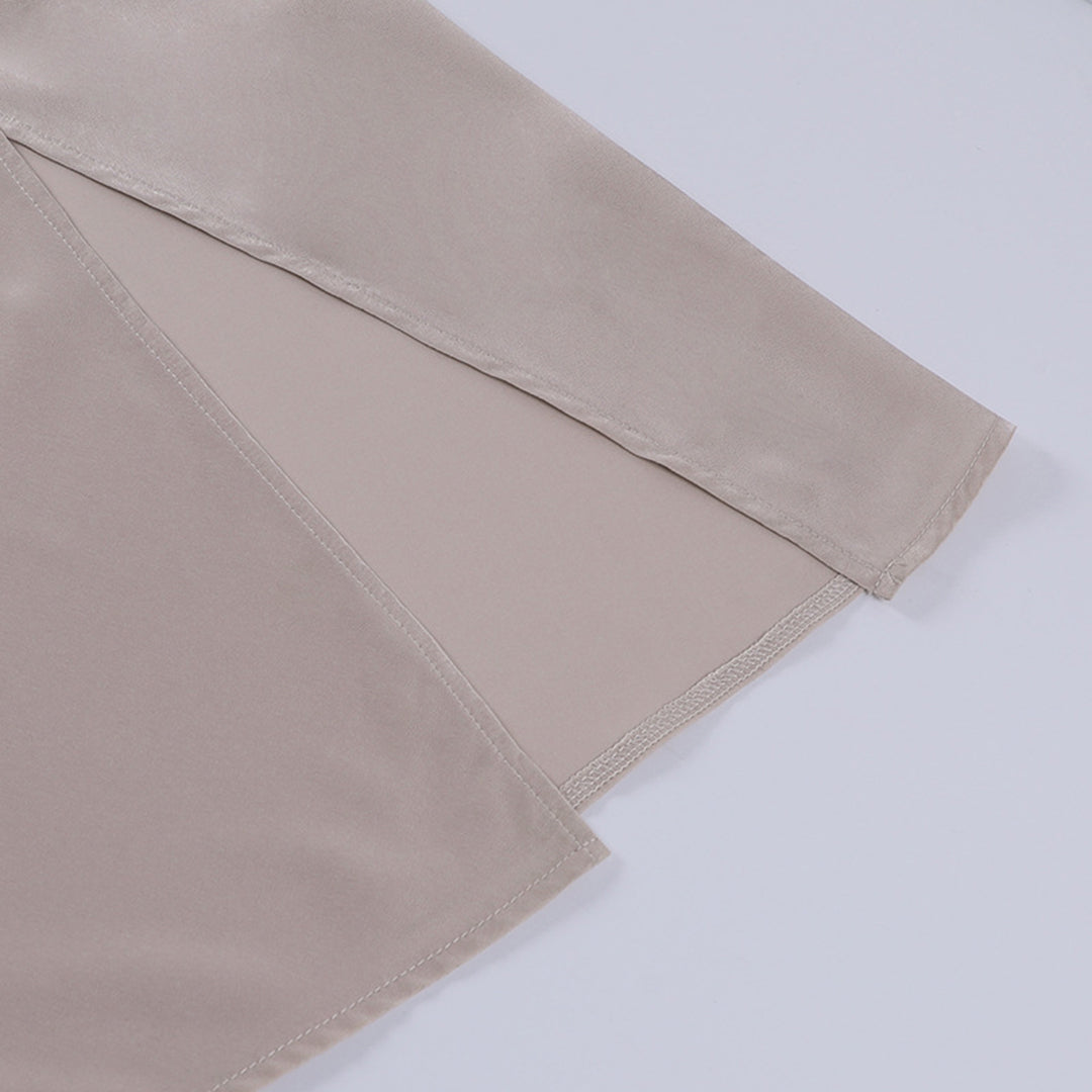 Ärmelloses Maxikleid für Damen mit tiefem V-Ausschnitt und vorderem Schlitz – Elegantes Abendkleid