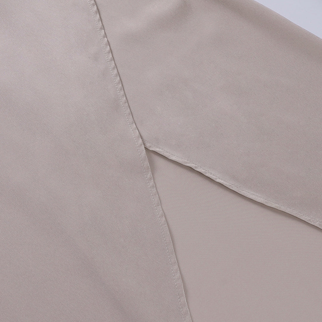 Ärmelloses Maxikleid für Damen mit tiefem V-Ausschnitt und vorderem Schlitz – Elegantes Abendkleid