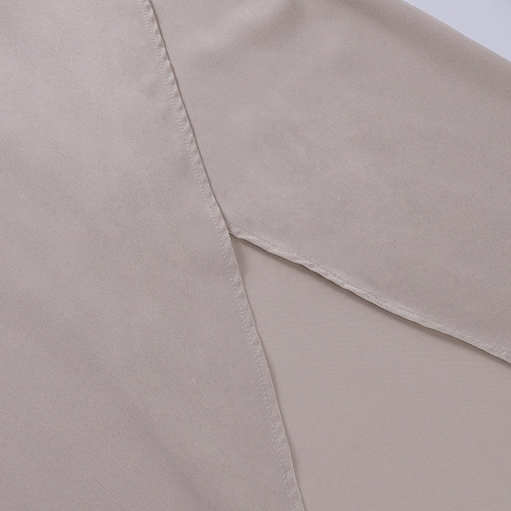 Ärmelloses Maxikleid für Damen mit tiefem V-Ausschnitt und vorderem Schlitz – Elegantes Abendkleid