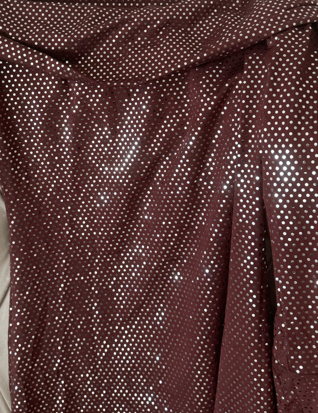 Damen Pailletten Schulterfreies Langes Kleid