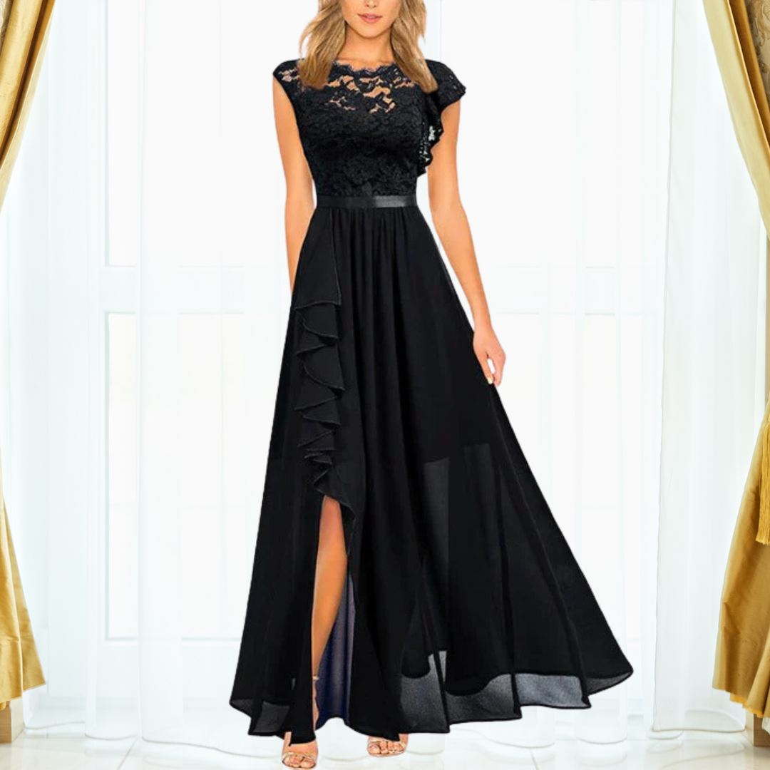 Damen-Maxikleid aus Spitze: Elegante Leichtigkeit für Hochzeitsgäste 0