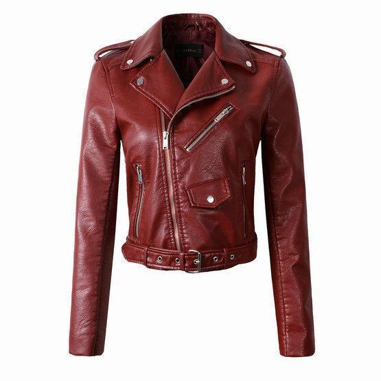 Damen Bikerjacke mit Reißverschluss – Stylische Jacke für Vielseitige Outfits 3