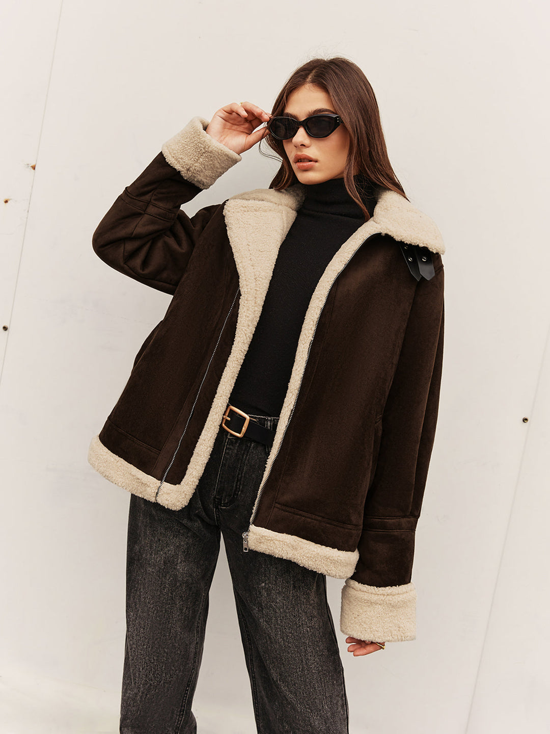 Damen Fleece Jacke im Jahrgang-Stil – Eleganz und Komfort für jede Jahreszeit 0