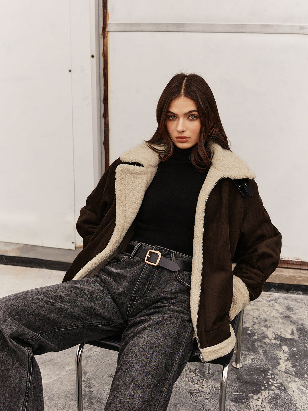 Damen Fleece Jacke im Jahrgang-Stil – Eleganz und Komfort für jede Jahreszeit 1