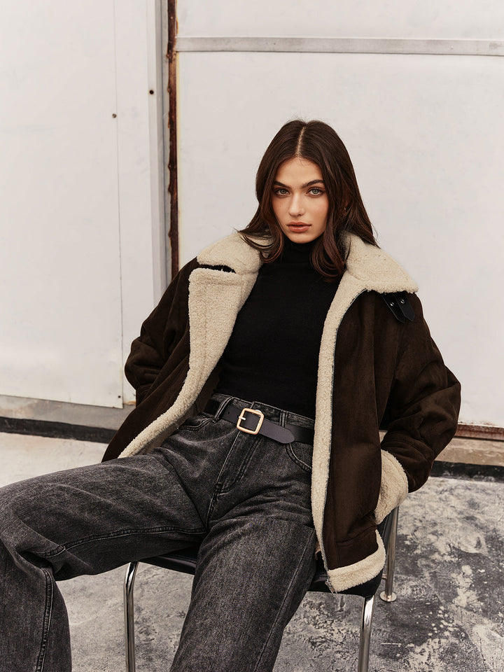 Damen Fleece Jacke im Jahrgang-Stil – Eleganz und Komfort für jede Jahreszeit 1