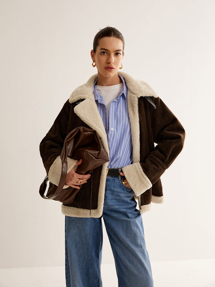 Damen Fleece Jacke im Jahrgang-Stil – Eleganz und Komfort für jede Jahreszeit 2