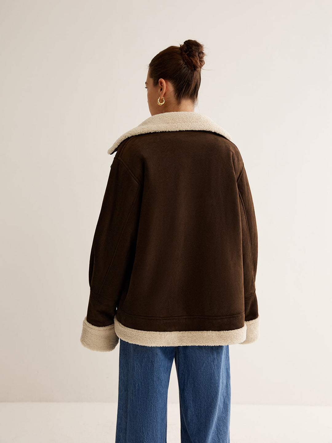 Damen Fleece Jacke im Jahrgang-Stil – Eleganz und Komfort für jede Jahreszeit 3