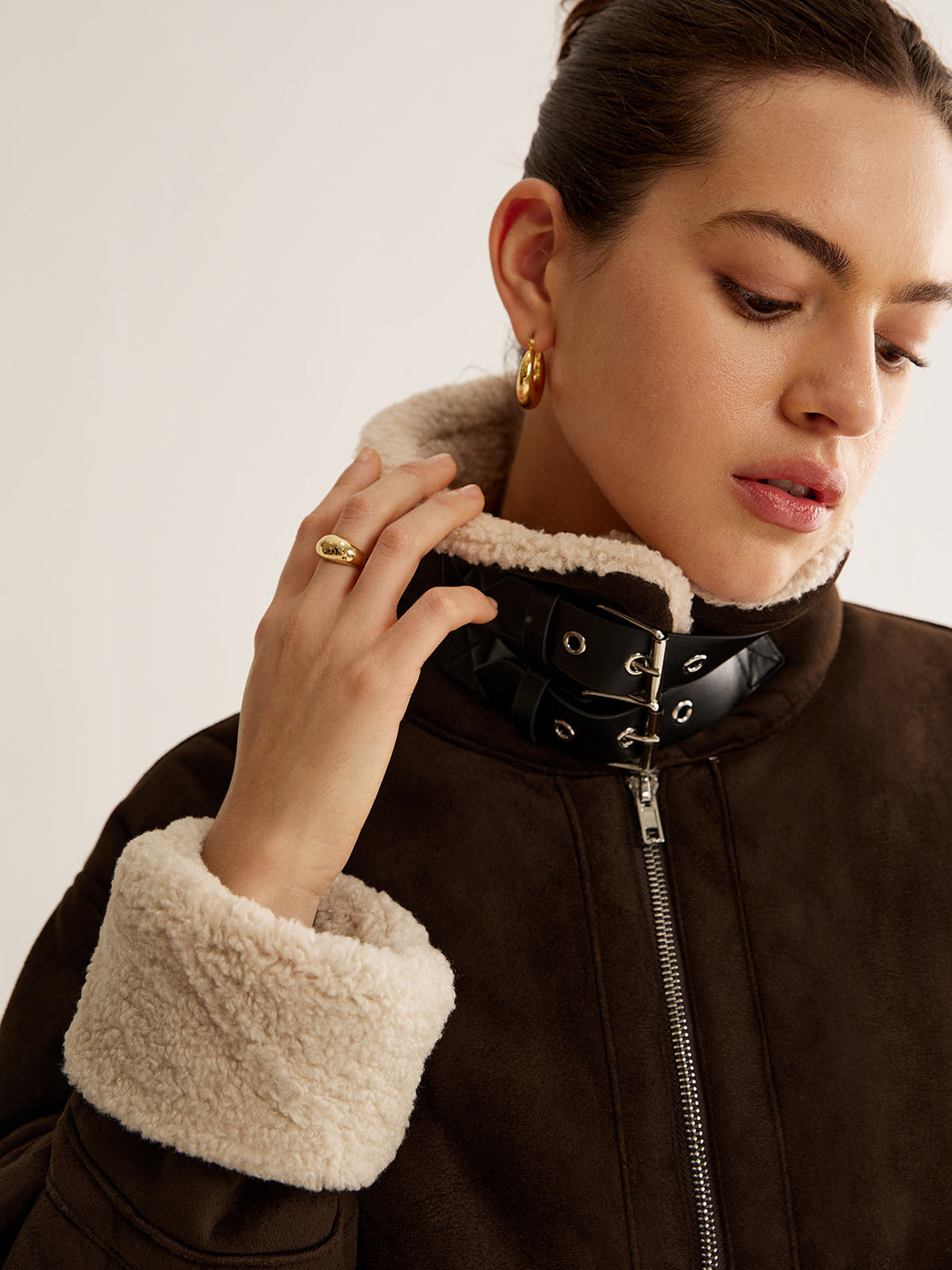 Damen Fleece Jacke im Jahrgang-Stil – Eleganz und Komfort für jede Jahreszeit 5