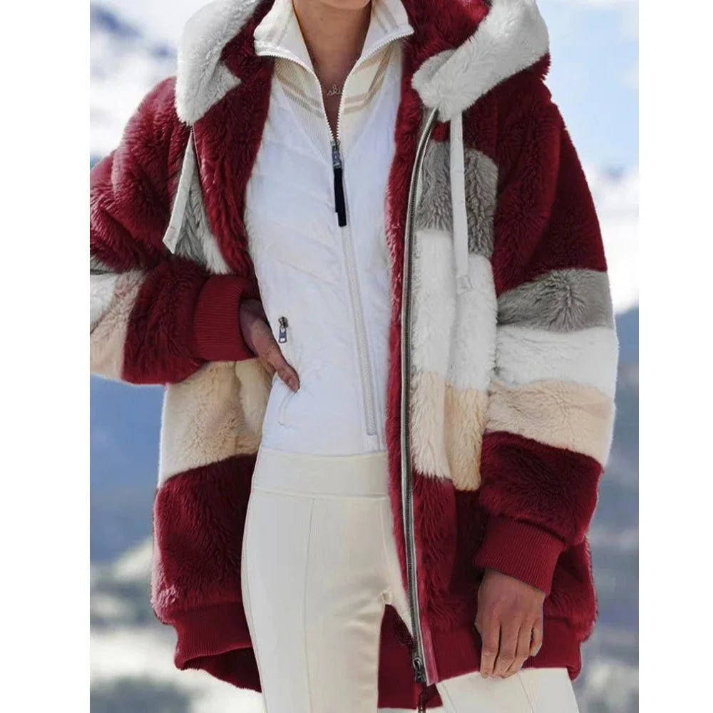 Damen Fleece Jacke mit Kapuze – Funktionalität und Stil für die kalte Saison 7