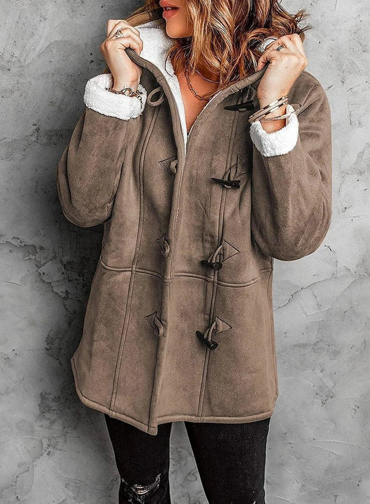 Damen Fleece Jacke mit Kapuze – Stilvolle Wärme für den Winter 10