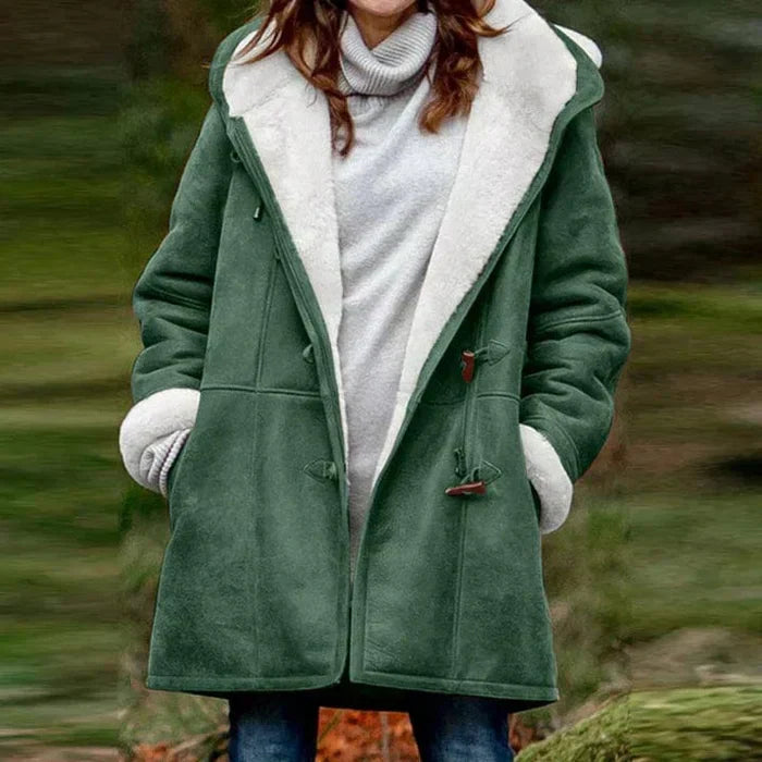 Damen Fleece Jacke mit Kapuze – Stilvolle Wärme für den Winter 5