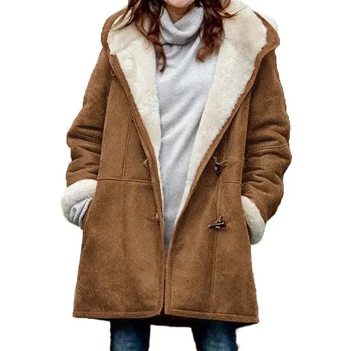 Damen Fleece Jacke mit Kapuze – Stilvolle Wärme für den Winter 6